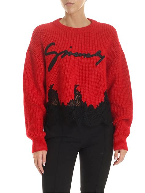 givenchy jumper red